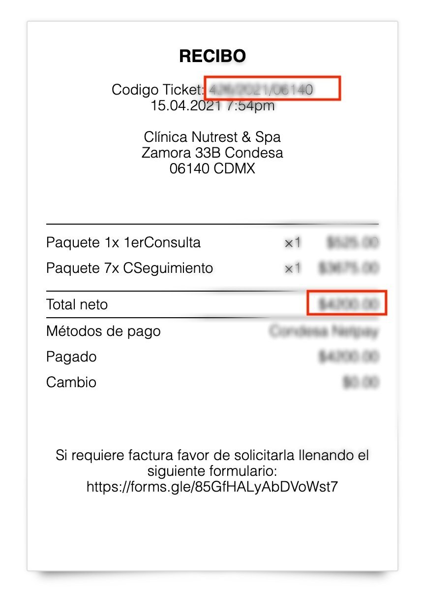 2. Solicitar tu Factura