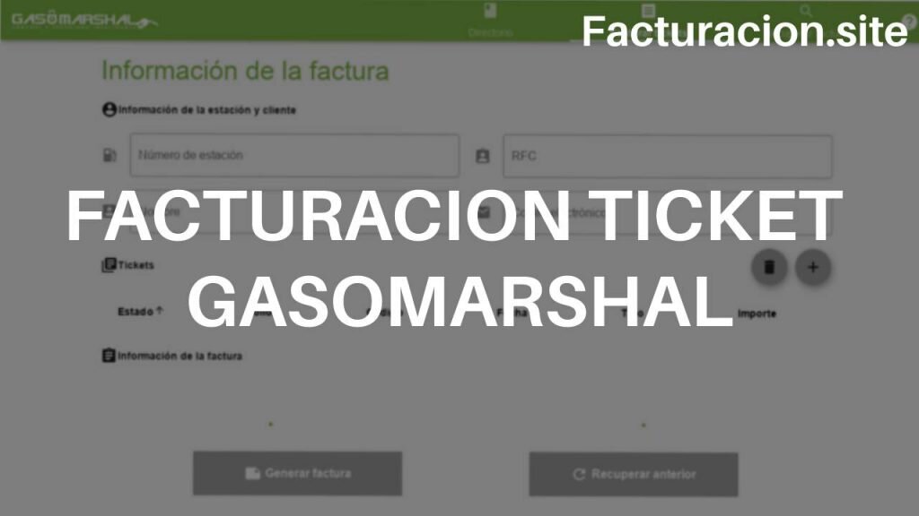 ¿Cómo Obtener tu Factura de Gasomarshal?