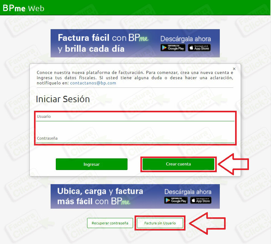 Información Fiscal Relevante para tu Factura de bp