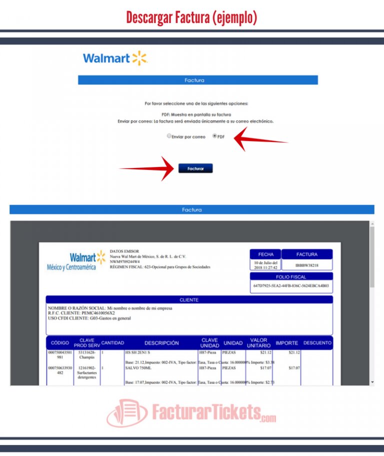 Pasos para Facturar en Línea (sitio web)